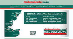 Desktop Screenshot of clarkeandcarter.co.uk