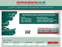 Tablet Screenshot of clarkeandcarter.co.uk